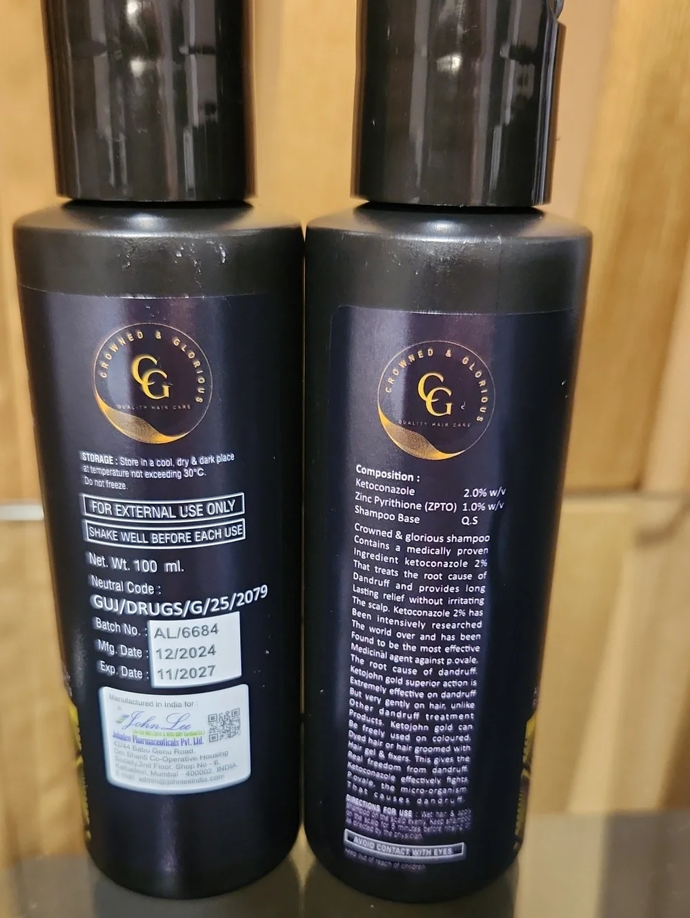 Set of 2 (two) Anti Dandruff Shampoo without boxes